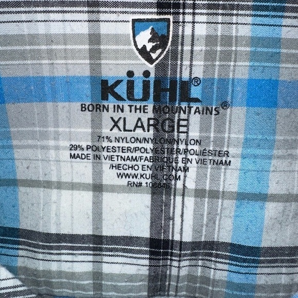 Kuhl Men's Styk Tapered Short Sleeve Shirt Xlarge - Picture 7 of 10